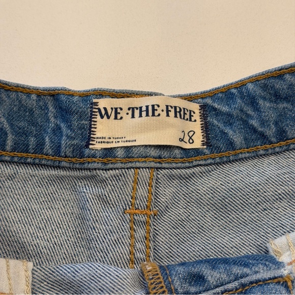 Free People We The Free Old West Slouchy Jeans Size 28 - Picture 7 of 8